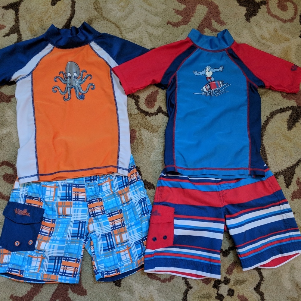 UV Skinz Boys Swimsuit Sets, size 5